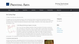 PrintArts - Die Cutting and Scoring Solutions