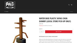 Pro Boxing Supplies - Water Base Plastic Wing Chun Dummy