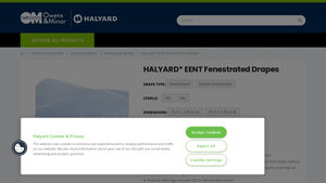 Halyard - EENT Fenestrated Drapes
