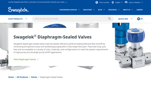 Swagelok - Diaphragm-Sealed Valves