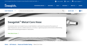 Swagelok - Flexible and Braided Metal Core Hose