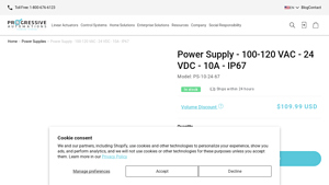 Progressive Automations - PS-10-24-67 Power Supply