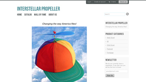 Interstellar Propeller - Adult Multi-Colored Propeller Hat With Brim