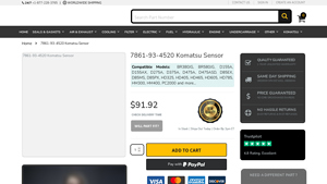 Komatsu - Aftermarket Sensor