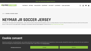 ProSoccer - Neymar Jr. Jerseys