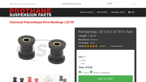 Prothane - Universal Polyurethane Pivot Bushings