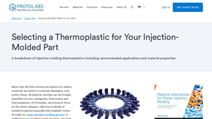 Protolabs - Engineering-Grade Thermoplastics