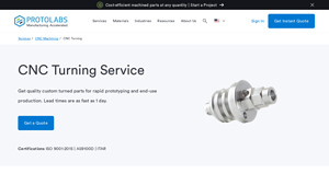 Protolabs - CNC Turning Service