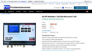 VeCOAX - Micromod 3 SDI RF Modulator