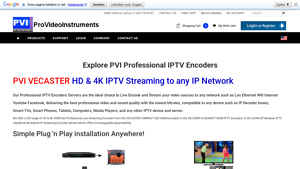 Provideo Instruments - 4K IPTV Encoder