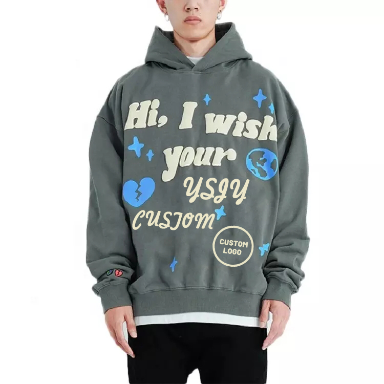 An application scenario or product detail of puff print hoodie - Image 21