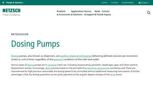 NETZSCH - Dosing Pumps