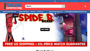 Kalkomat - Boxer Fire Punching Game Machine