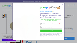 Pure Spa Direct - Strapless Disposable Slippers