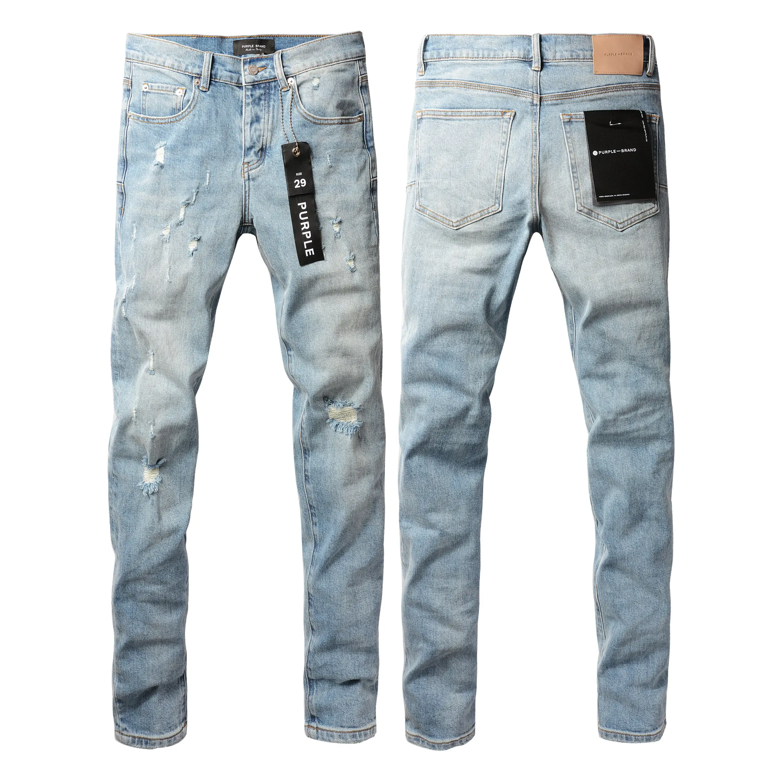 An application scenario or product detail of purple brand jeans sale - Image 2