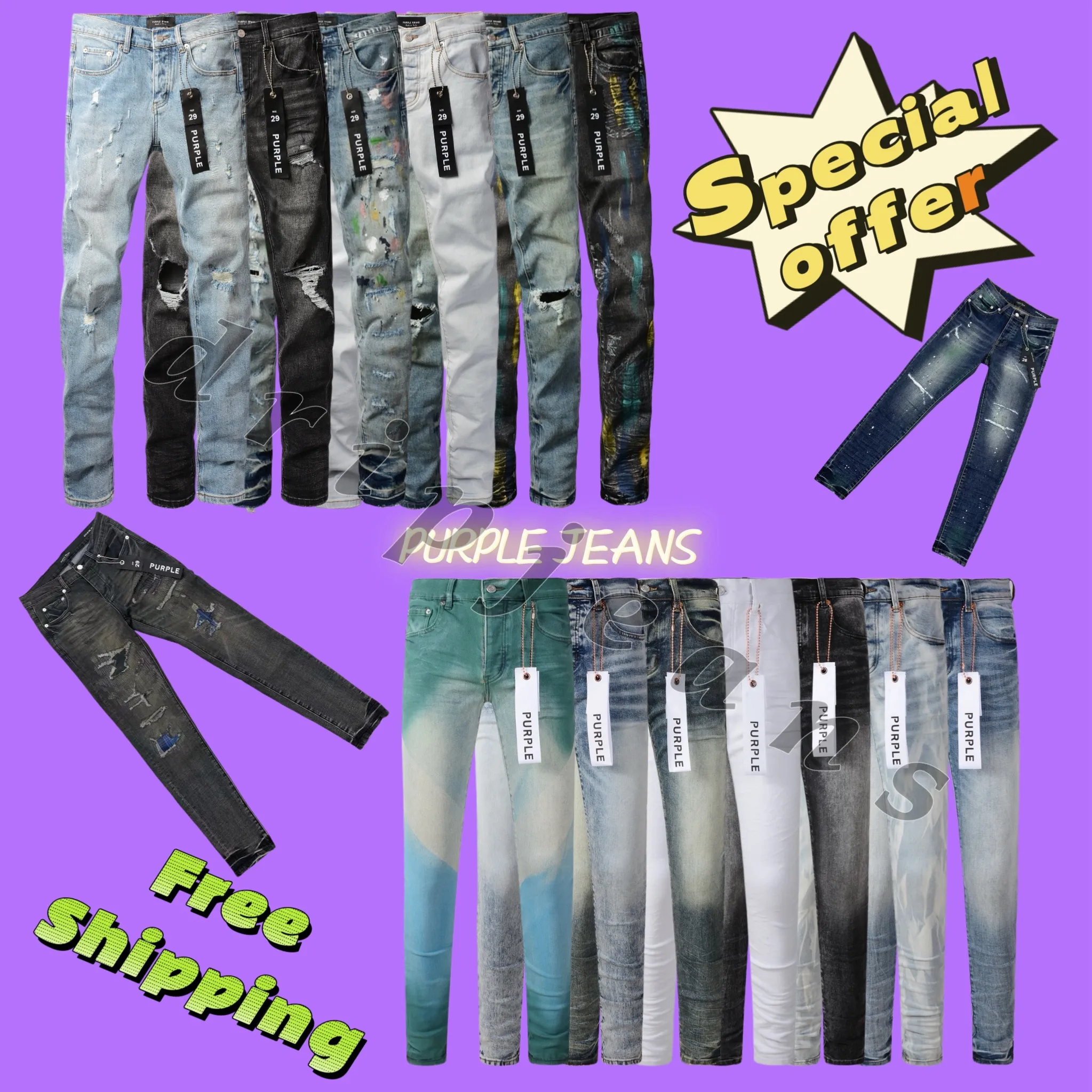 An application scenario or product detail of purple brand jeans sale - Image 17