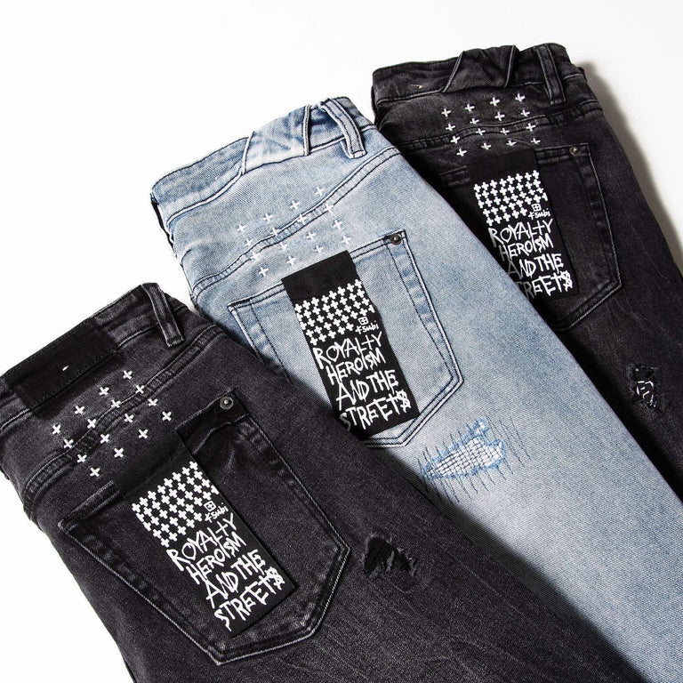 An application scenario or product detail of purple brand jeans sale - Image 20