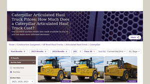 Caterpillar - Articulated Haul Trucks