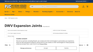 PVC Fittings Online - DWV Expansion Joints