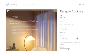 QSpace Furniture - Penguin Rocking Chair