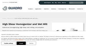 Quadro - HV High Shear Homogenizer