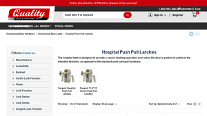 Quality Door - Hospital Latch