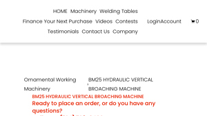 Quantum Machinery Group - BM25 Hydraulic Vertical Broaching Machine