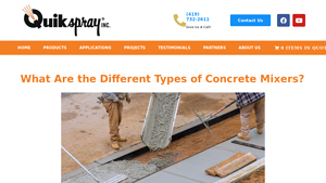 Quikspray - Concrete Mixers