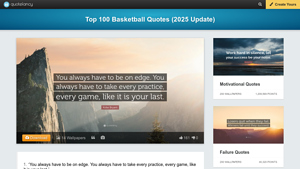 QuoteFancy - Top 100 Basketball Quotes