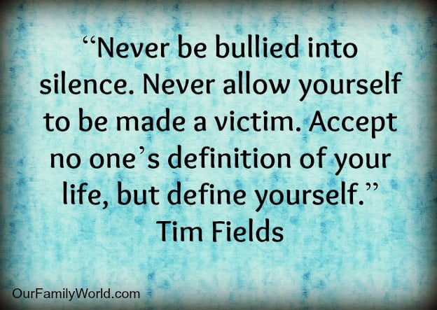 An application scenario or product detail of quotes about bullying - Image 9