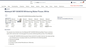 Waterpik - WF-06W010 Whitening Water Flosser