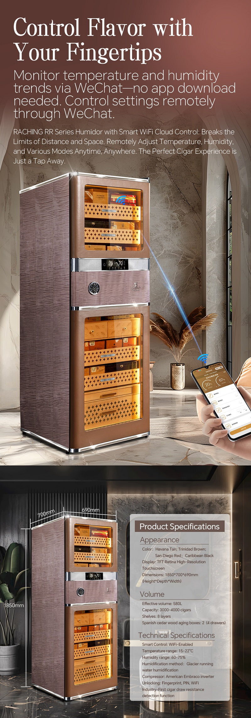An application scenario or product detail of raching humidor - Image 15