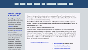 Radiant Design and Supply - ThermoFin Radiant Heat Transfer Plates
