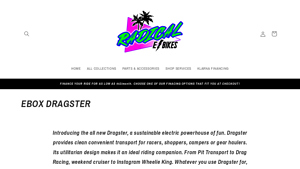 Radical eBikes - EBOX DRAGSTER Mini Bike