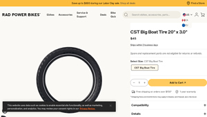 Rad Power Bikes - CST Big Boat Tire