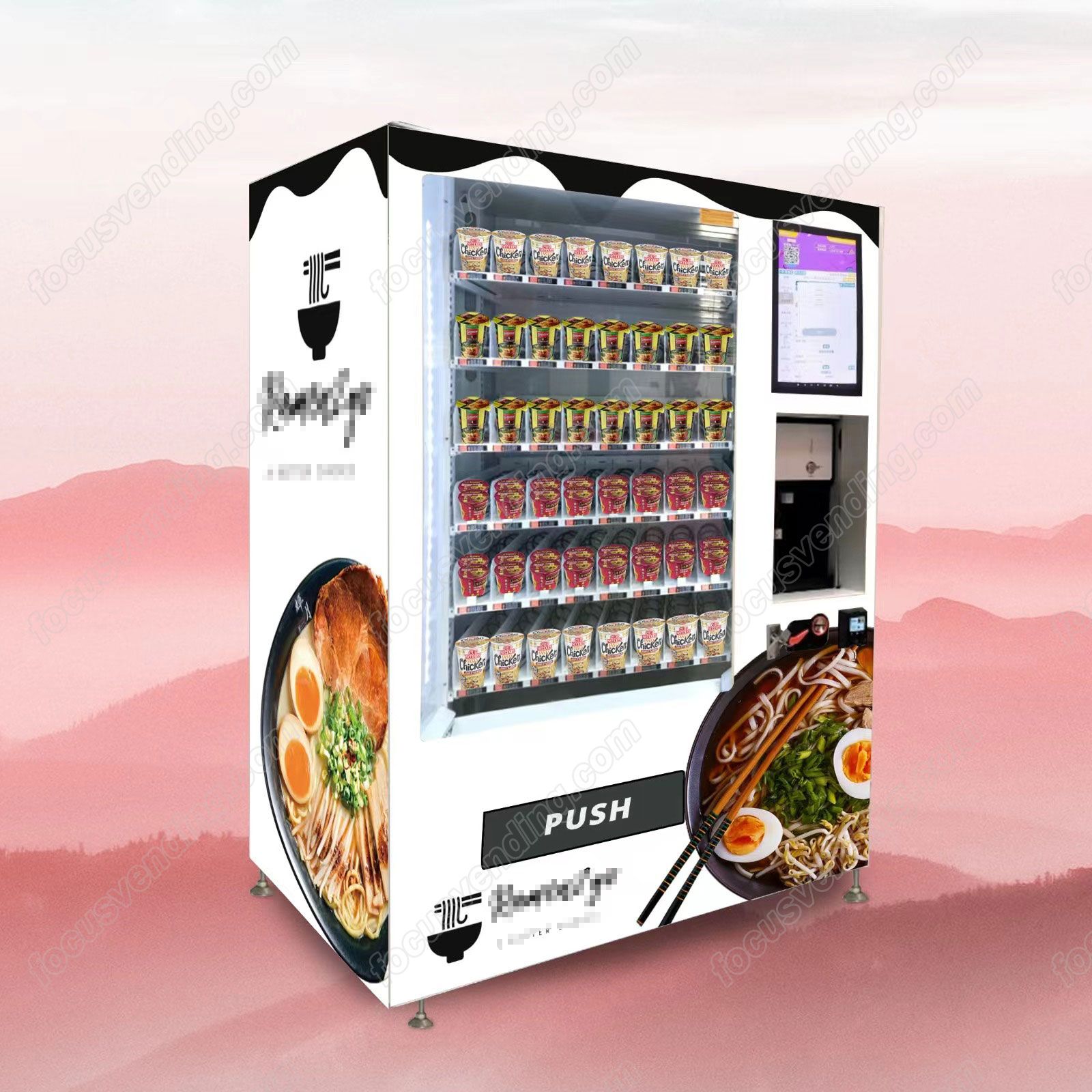 An application scenario or product detail of ramen vending machine - Image 2