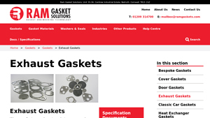 Ram Gaskets - Graphite Exhaust Gaskets