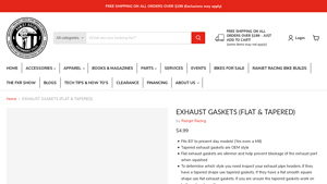 Ramjet Racing - Exhaust Gaskets (Flat & Tapered)