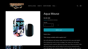 Ravenologie - Aqua Mouse Nail Wraps