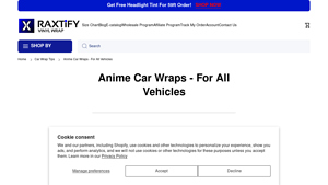 RaxTify - Anime Car Wraps