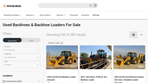 Ritchie Bros. - Used Backhoes & Loaders