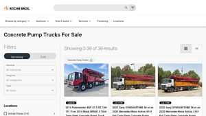 Concrete Pump Trucks - Ritchie Bros. Auctioneers