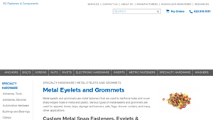 RC Fastener - Custom Metal Eyelets & Grommets