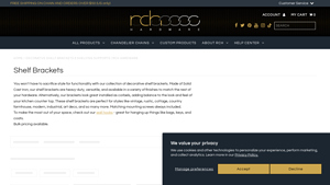 RCH Hardware - Decorative Shelf Brackets