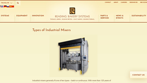 Reading Bakery - Industrial Mixers