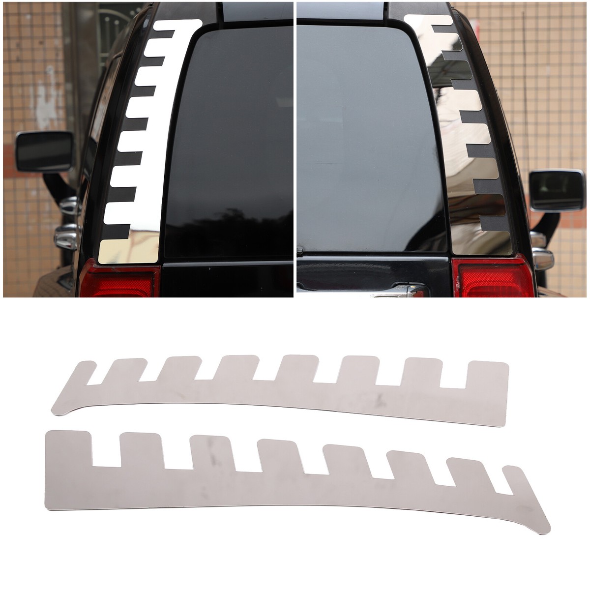 An application scenario or product detail of rear side window cover trim panel 2006 hummer h3 - Image 5