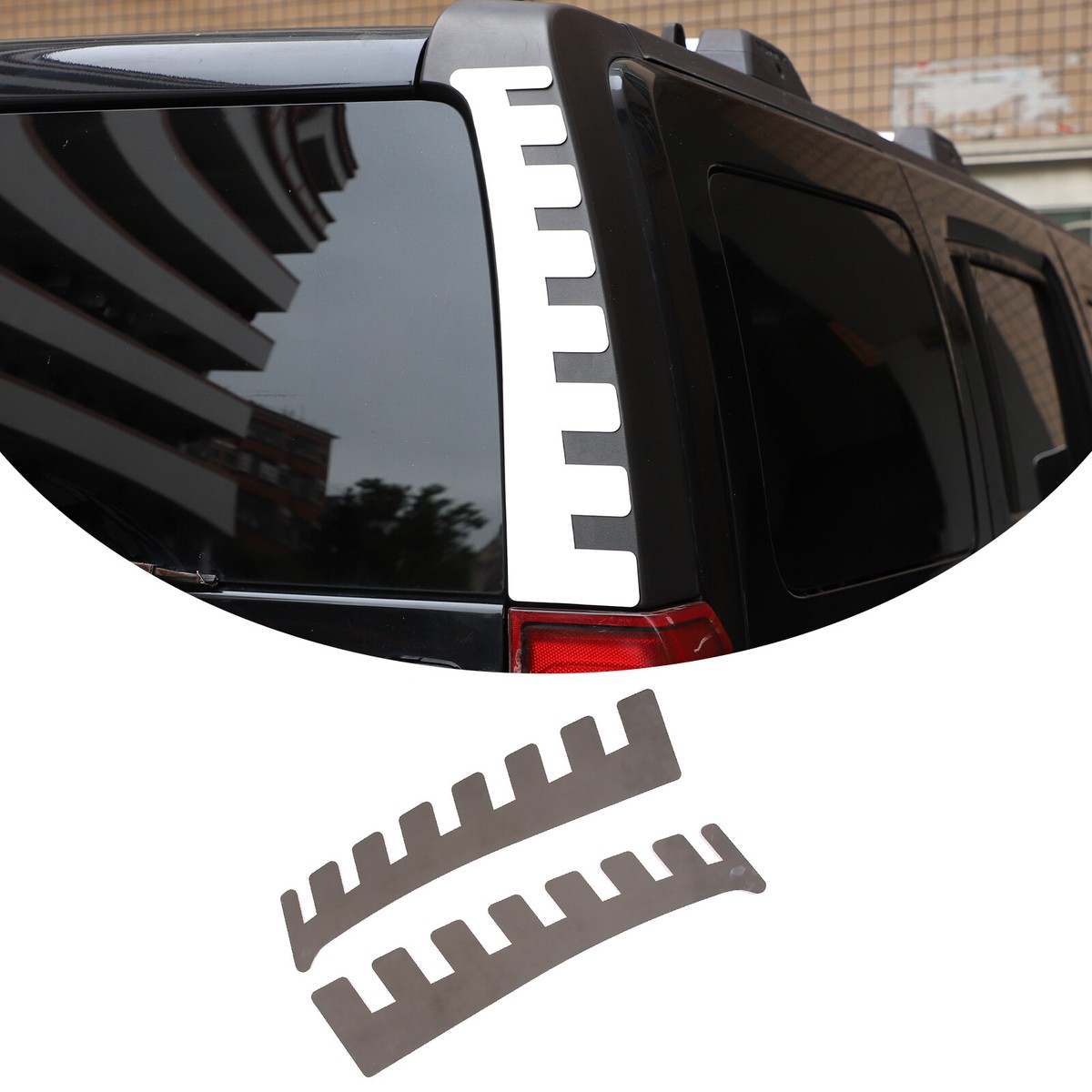 An application scenario or product detail of rear side window cover trim panel 2006 hummer h3 - Image 6