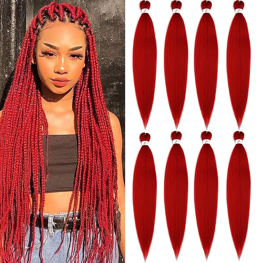An application scenario or product detail of red braiding hair - Image 8
