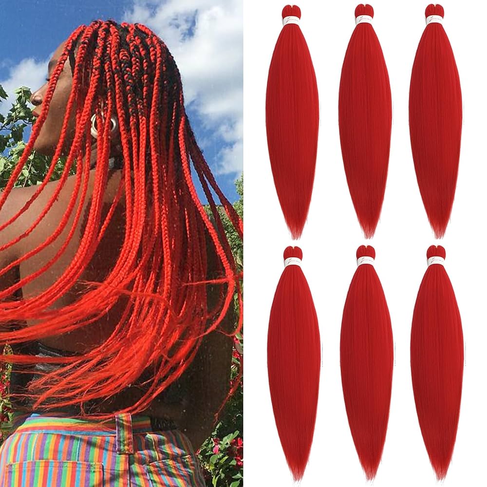 An application scenario or product detail of red braiding hair - Image 11