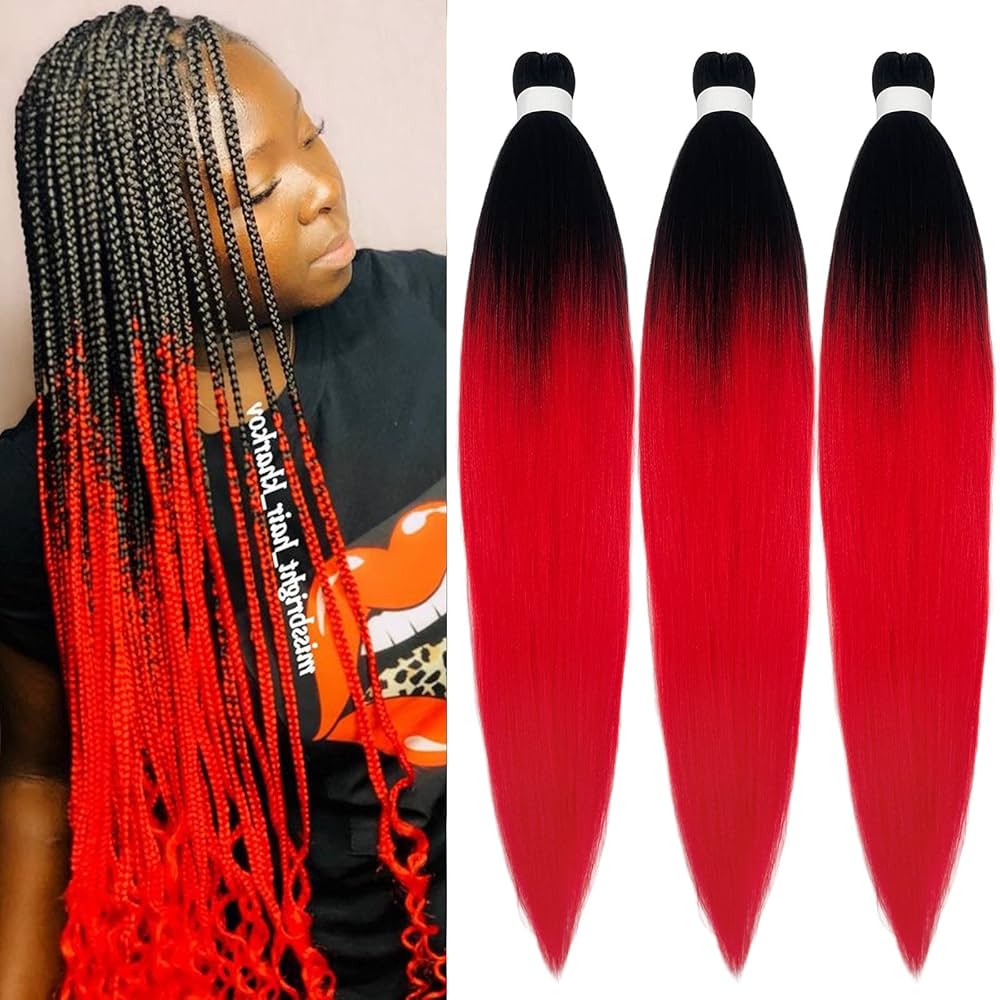 An application scenario or product detail of red braiding hair - Image 19